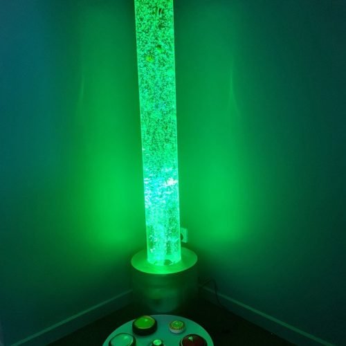 Sensory bubble tube for interactive sensory rooms