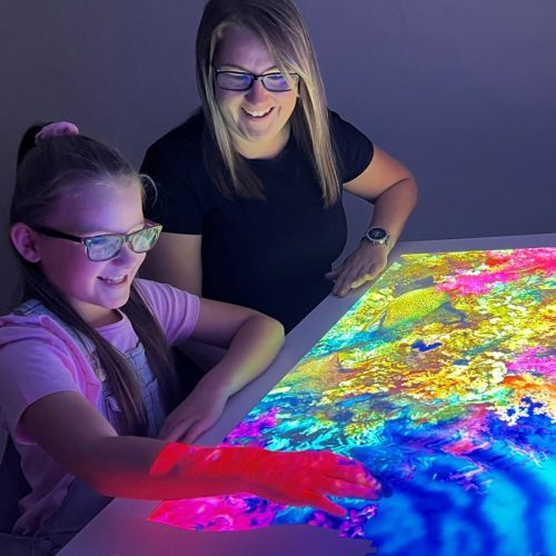 table interactive projector