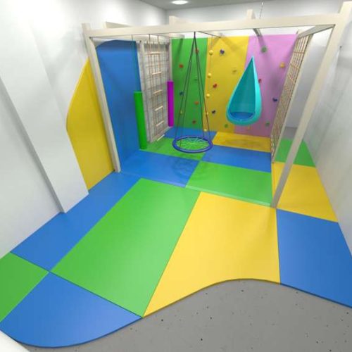 Sensory area equipment for interactive environments