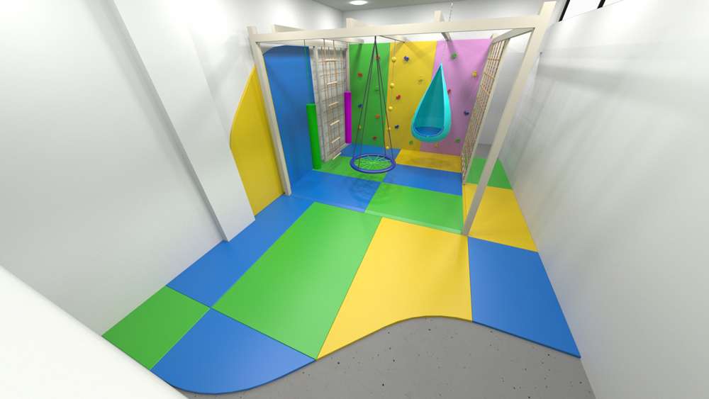 Sensory area equipment for interactive environments